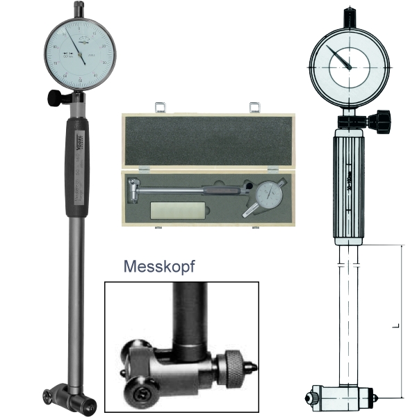 Bore Gauge - Set, with dial indicator 50 - 160 mm V237005