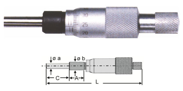 Micrometer head 0 - 13 mm H210-71