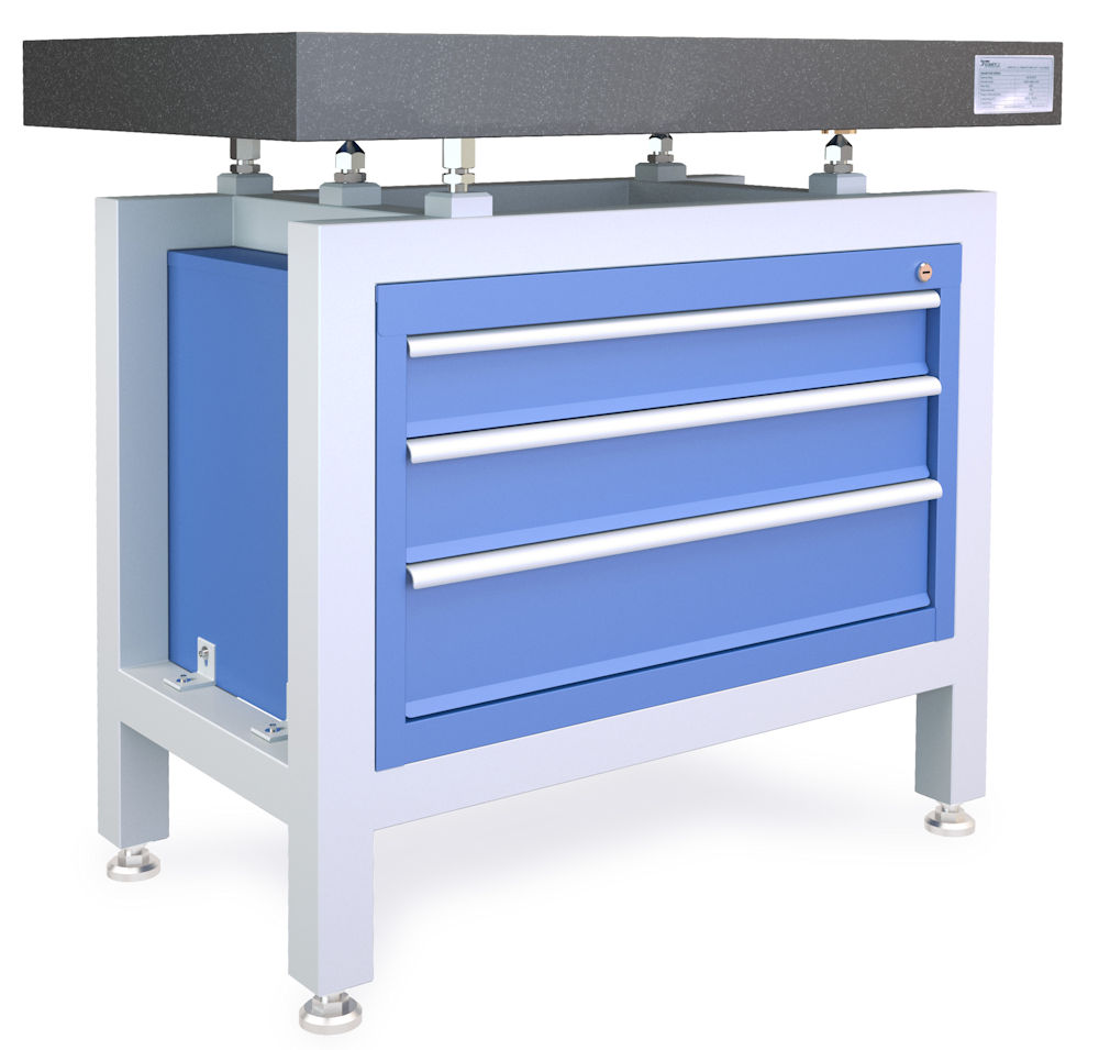 Granit measuring plate DIN 876/0 incl. base tool cabinet 1000 mm x 630 mm x 100 mm U1503110