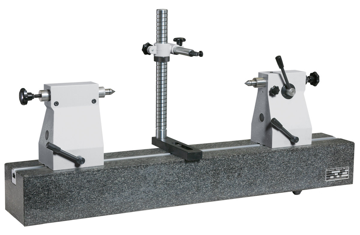 Concentricity tester with granite bench 200mm x 650mm U1554101