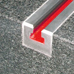 Clamping T-slot for granite surface plates 250 mm