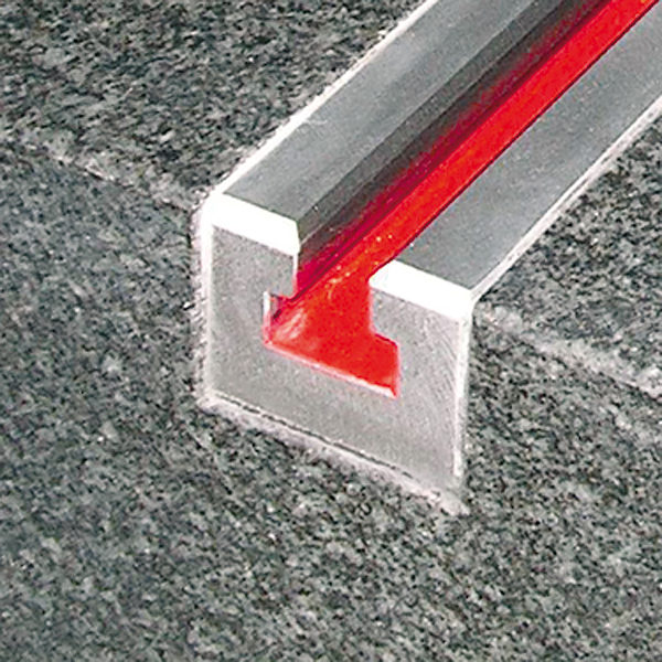 Guide T-slot for granite surface plates 1000 mm, 8µ/1000mm U1510109