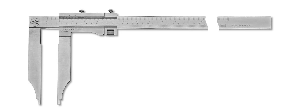 Large vernier caliper without points 400mm x 125mm U1895151